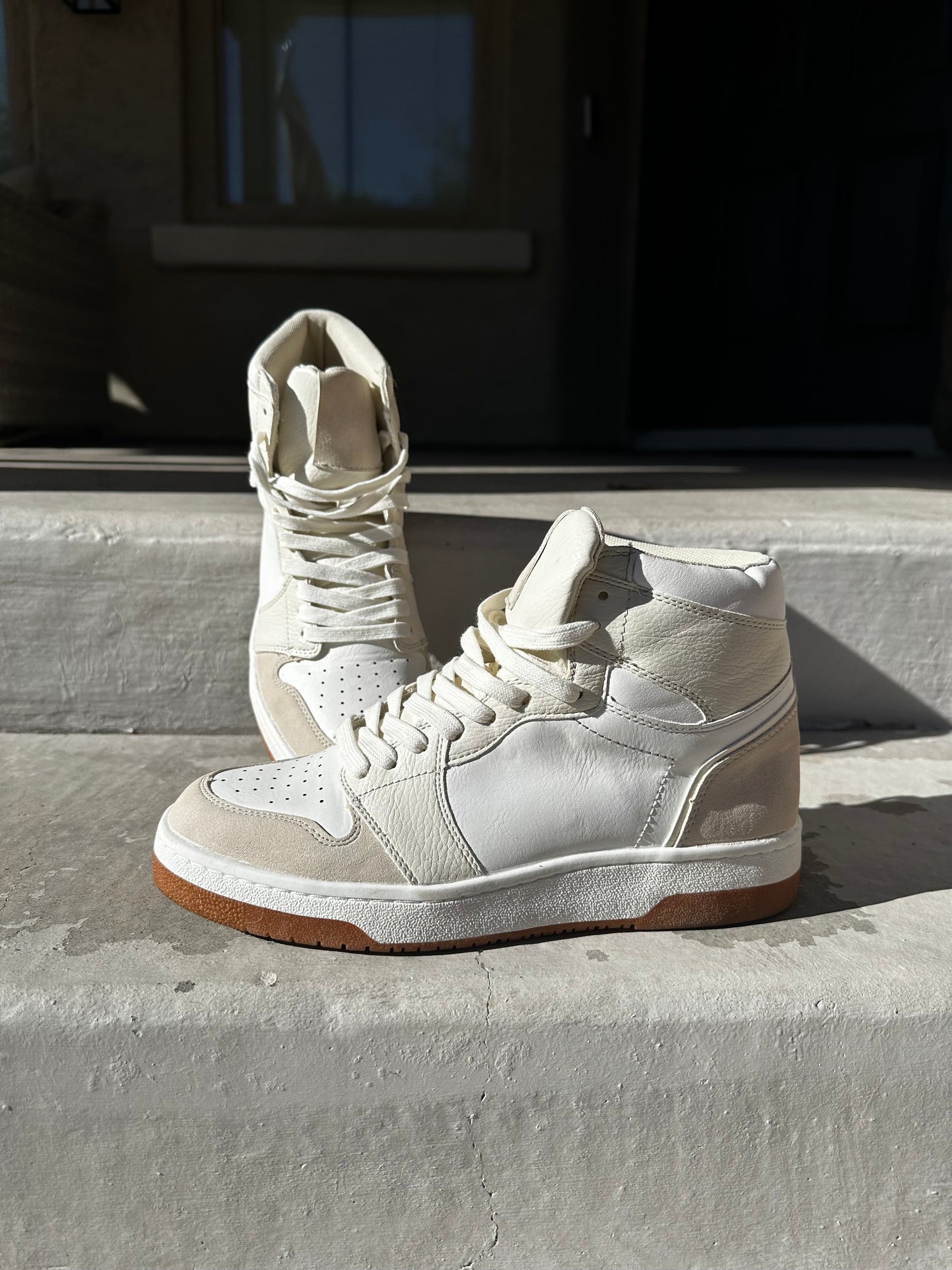 Bone High Tops
