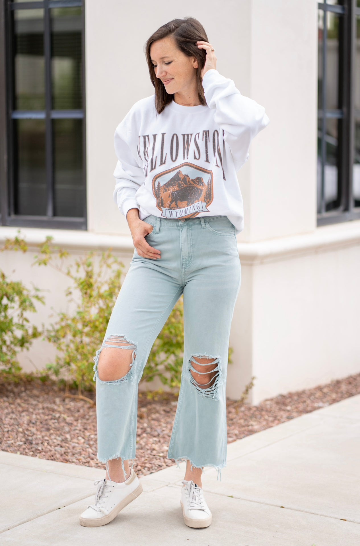 90s Vintage Crop Flare