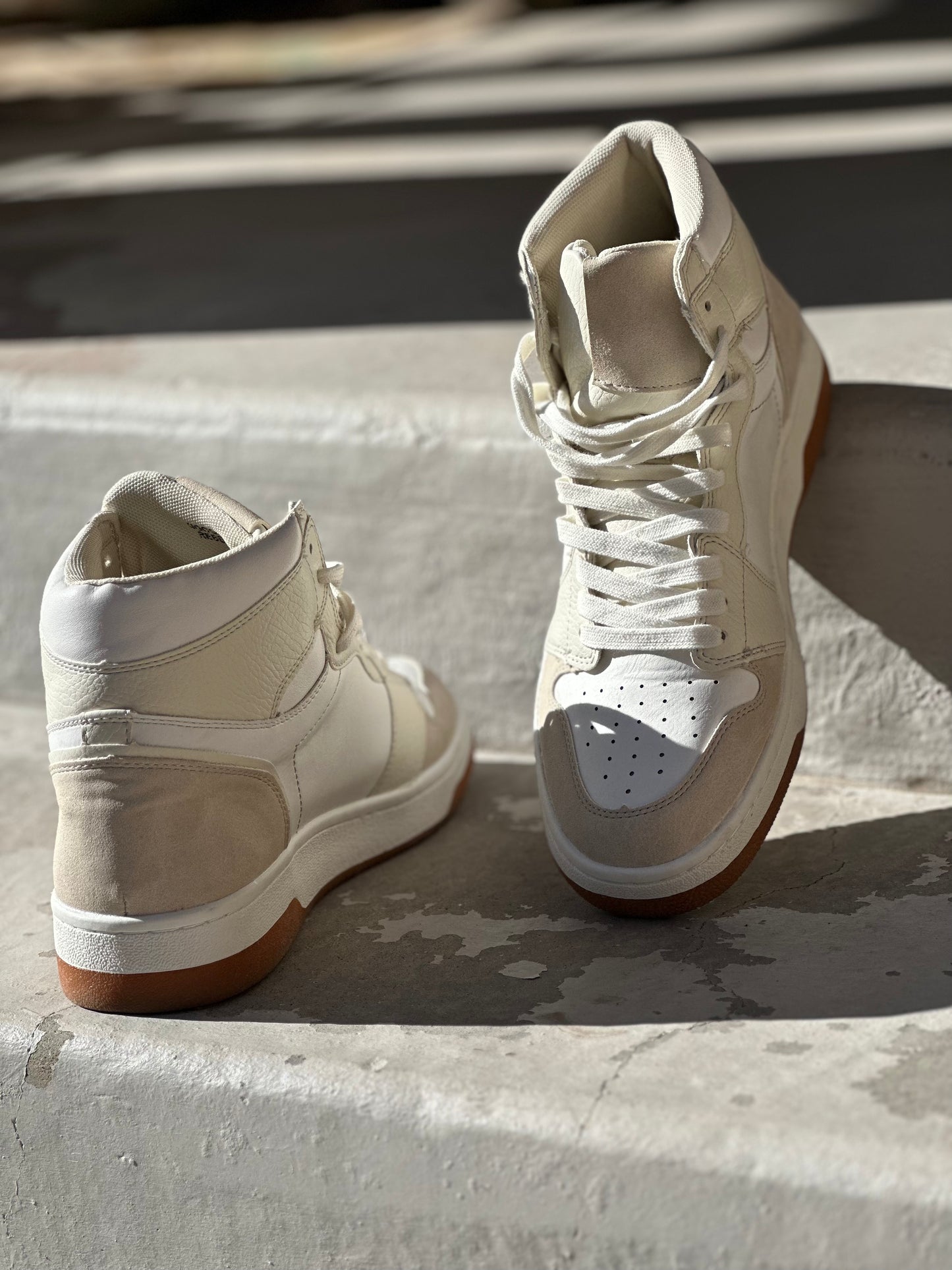 Bone High Tops
