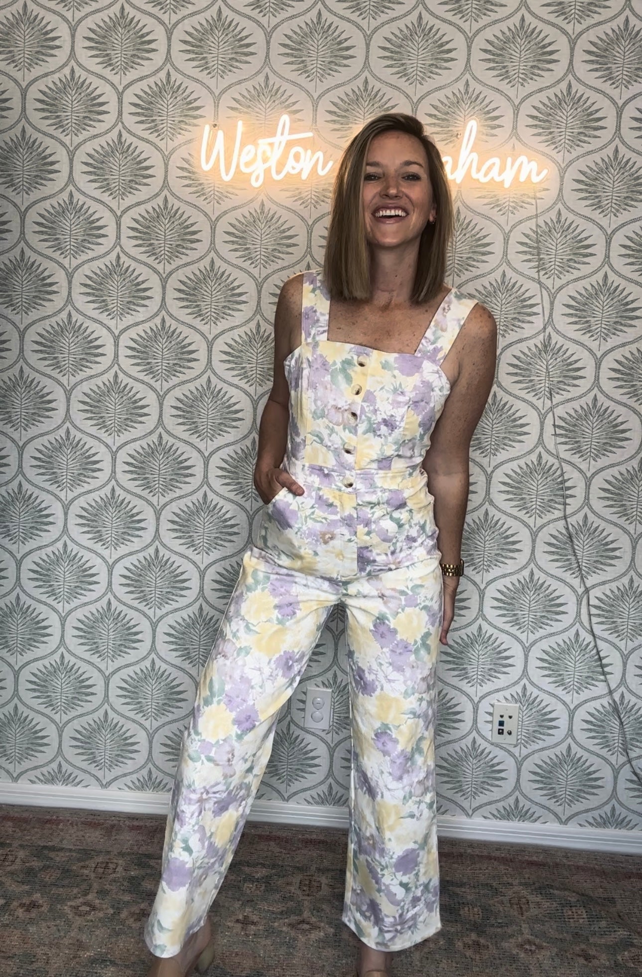 Restocked: Watercolor Jumpsuit