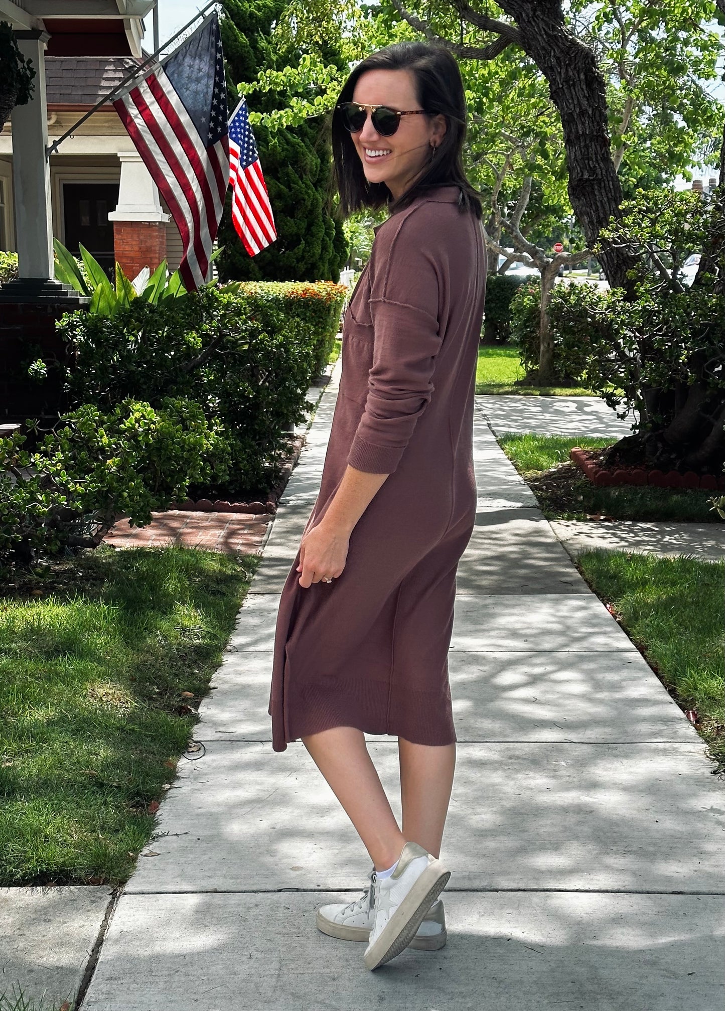 Chocolate Sweater Dress