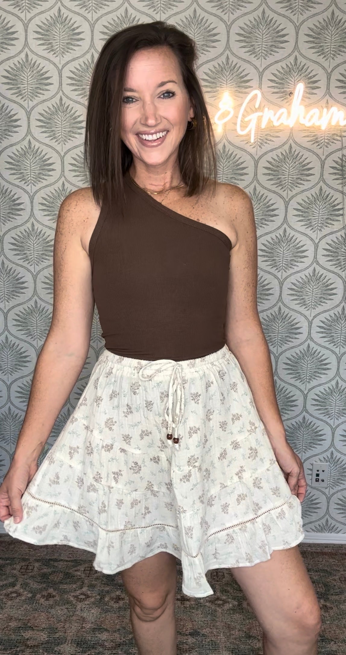 Evergreen Mini Skirt