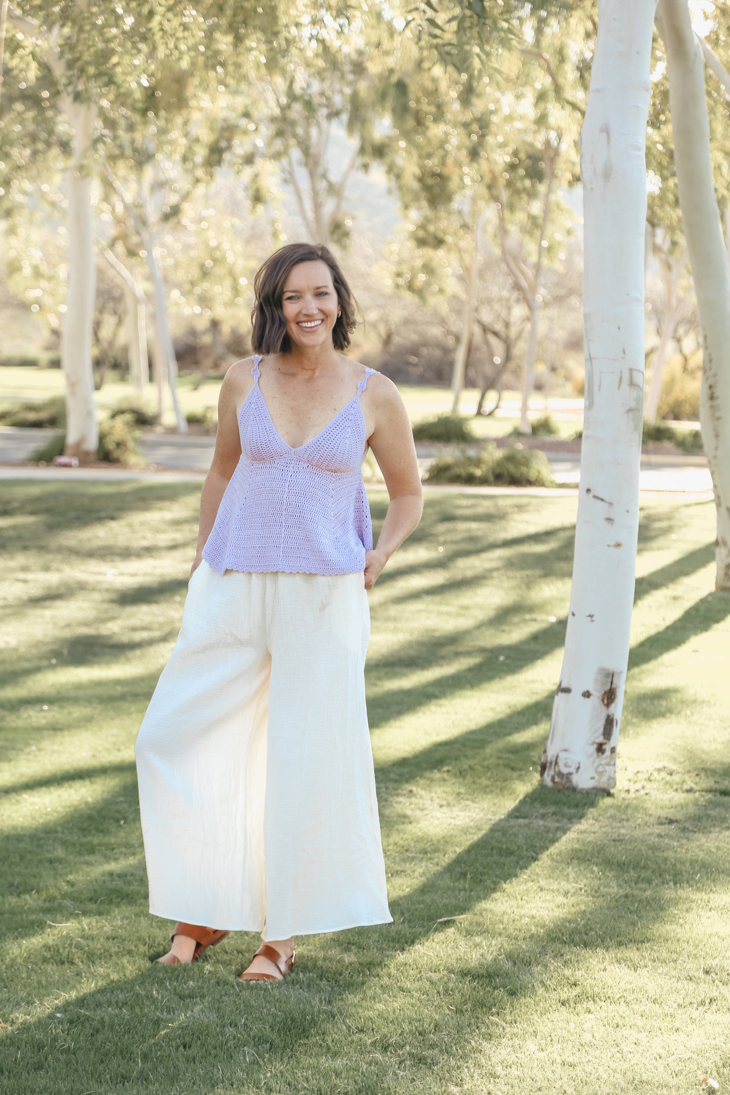Lavender Bloom Top