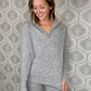 Grey Waffle Pullover