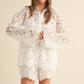Floral Eyelet Shorts