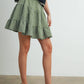 Tiered Olive Skirt