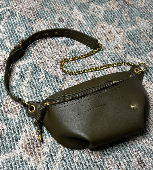 Catherine Olive Belt Bag