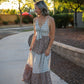 Abstract Maxi Dress