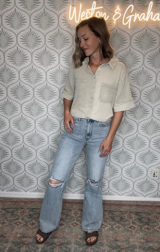 90s Vintage High Rise Jean