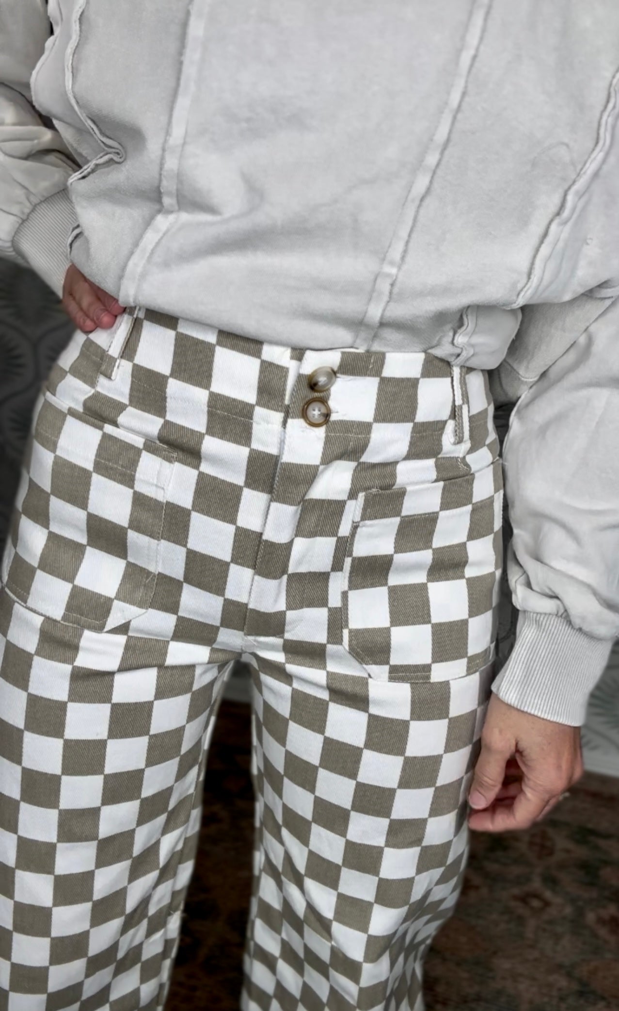 Checkered Pant