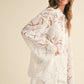Floral Eyelet Shirt