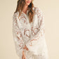 Floral Eyelet Shirt