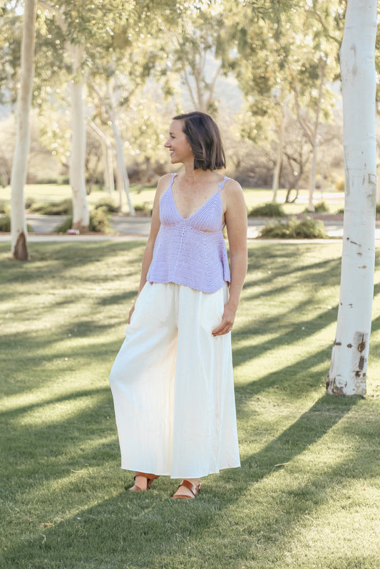 Lavender Bloom Top